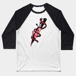 Bailey Sarian skull murder mystery and makeup Knife Baseball T-Shirt